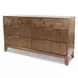 Manhattan Valley Vintage Chestnut 6 Drawer Dresser
