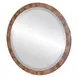 Manhattan Valley Vintage Chestnut Round Wall Mirror