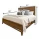 Manhattan Valley Vintage Chestnut Queen Panel Bed