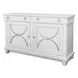 Point Breeze Fresh White and Soft Gray Glaze Extendable Rectangular Dining Room Set