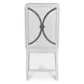 Point Breeze Fresh White and Soft Gray Glaze Extendable Rectangular Dining Room Set