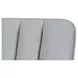 Point Breeze Gray Performance Fabric Upholstered Side Chair with Metal Back Detail Set of 2