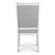 Point Breeze Fresh White and Soft Gray Glaze Extendable Rectangular Dining Room Set