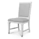 Point Breeze Gray Performance Fabric Upholstered Side Chair Set of 2