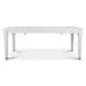 Point Breeze Fresh White and Soft Gray Glaze Extendable Rectangular Dining Room Set