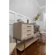 Rio Vista Muted Earth Tones and Clay 2 Door Credenza with Reversible Panels