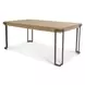 Rio Vista Muted Earth Tones and Clay Extendable Rectangular Dining Room Set