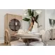 Manhattan Valley Dusty Rose 2 Door Curio Cabinet with LED