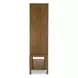 Manhattan Valley Vintage Chestnut 2 Door Curio Cabinet with LED