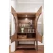 Manhattan Valley Vintage Chestnut 2 Door Curio Cabinet with LED