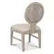 Manhattan Valley Dusty Rose and Neutral Performance Fabric Upholstered Side Chair Set of 2