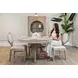 Manhattan Valley Dusty Rose and Neutral Performance Fabric Upholstered Side Chair Set of 2
