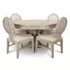 Manhattan Valley Dusty Rose 50" Round Dining Table