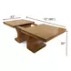 Manhattan Valley Vintage Chestnut 90" Extendable Rectangular Dining Table