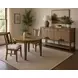 Sun Haven Oak and Walnut Round Dining Room Set