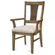 Sun Haven Oak and Walnut Round Dining Room Set