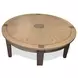 Sun Haven Oak and Walnut Round Dining Room Set