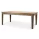 Sun Haven Oak and Walnut 96" Extendable Rectangular Dining Table with Self Storing Leaf