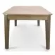 Sun Haven Oak and Walnut 96" Extendable Rectangular Dining Table with Self Storing Leaf