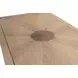 Sun Haven Oak and Walnut 96" Extendable Rectangular Dining Table with Self Storing Leaf