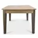 Sun Haven Oak and Walnut 96" Extendable Rectangular Dining Table with Self Storing Leaf