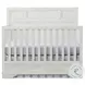 Foundry White Dove Flat Top Convertible Standard Crib