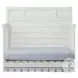 Foundry White Dove Flat Top Convertible Standard Crib