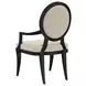 Atrium Beige Upholstered Arm Chair