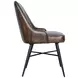Galway Antique Whiskey Leather Dining Chair