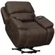 Brookings Brown Power Lift Recliner with Heat and Massage