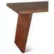 Hampton Walnut 68" Rectangular Gathering Dining Room Set