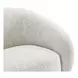 Savino Beige Upholstered Swivel Chair