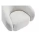 Savino Beige Upholstered Swivel Chair