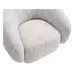 Savino Brown Upholstered Swivel Chair