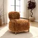 Eramo Camel Brown Upholstered Accent Chair
