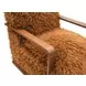 Elardo Camel Brown Upholstered Accent Chair