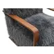 Elardo Charcoal Gray Upholstered Accent Chair