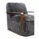 Elardo Charcoal Gray Upholstered Accent Chair