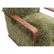 Elardo Green Upholstered Accent Chair