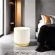Yolanda Beige Upholstered Stool
