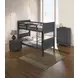Witham Charcoal Brown Twin Over Twin Bunk Bed