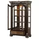 Promenade Dark Brown Lighting Curio Cabinet