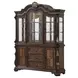 Leovanni Dark Brown Extendable Rectangular Dining Room Set