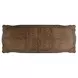 Leovanni Dark Brown 114" Extendable Rectangular Dining Table