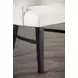 Gosport Black and Beige Upholstered Armchair Set of 2