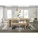 Edenbridge Oak 84" Extendable Rectangular Dining Table