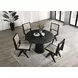 Tottenham Black 48" Round Dining Table