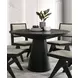Tottenham Black 48" Round Dining Table