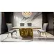 Basilicata Gold 79" Rectangular Dining Table