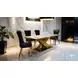 Palazzo Gold 79" Rectangular Dining Table